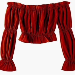 Orange Women’s Off the Shoulder Top